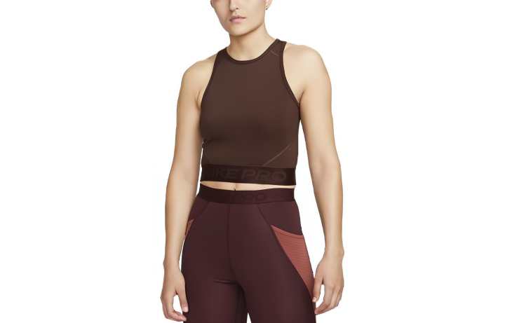 Nike Nike Sleeveless Sports Shirts Women's Brown Other
