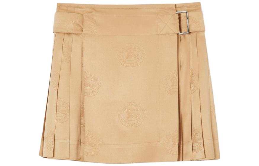 Burberry Equestian Knight print Jacquard Silk Top