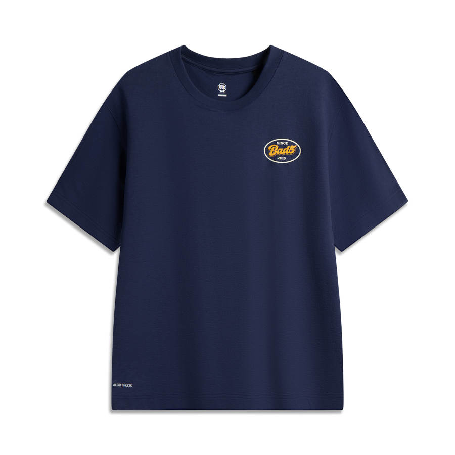 Li-Ning Li Ning Basketball Collection T Shirt Men's Dark Ship Blue