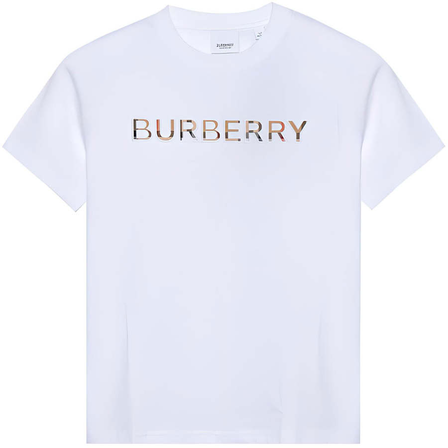 Burberry Kids T Shirts Crew Neck Moderate