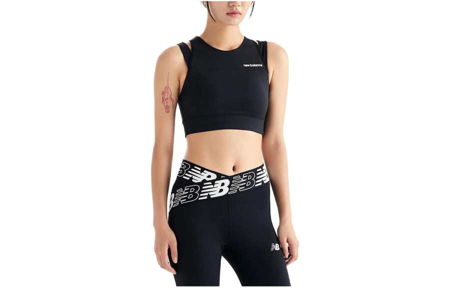 New Balance New Balance Sports Underwear Women's Black Moderate