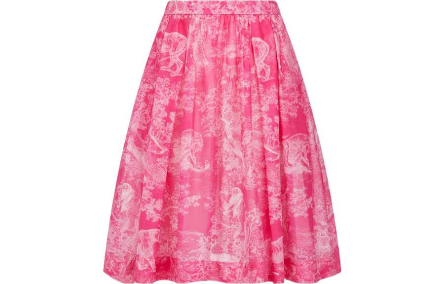 DIOR FW22 Half Length Midi Dress Women's Pink