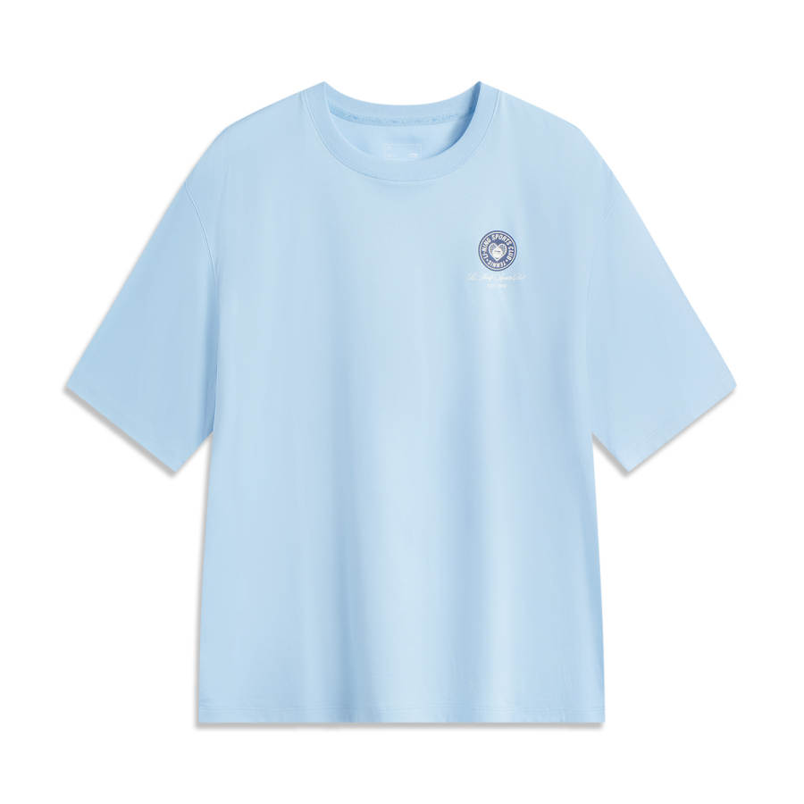 Li-Ning Li Ning Sports Life Collection T Shirt Women's Aurora Blue
