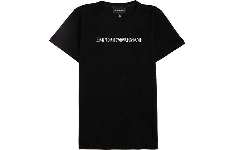 EMPORIO ARMANI T Shirt Black Kids'