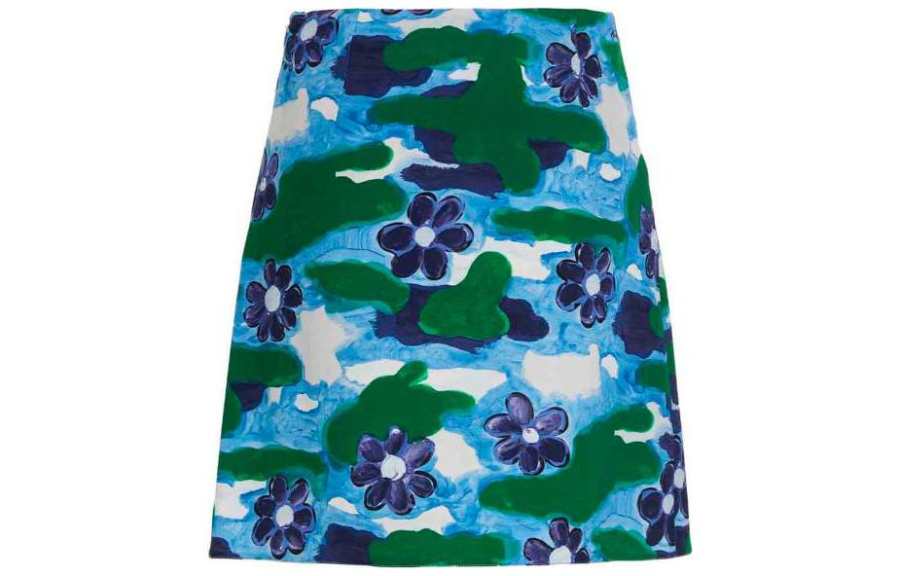 Marni floral-print mini skirt