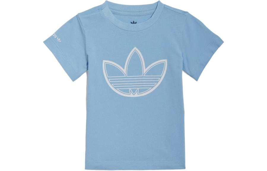 Adidas Originals Pre School T Shirts Crew Neck Moderate