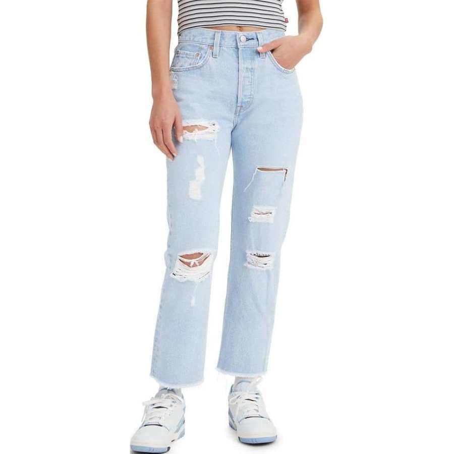 Levis Jeans Women's Indigo Moderate Straight Fit Pants
