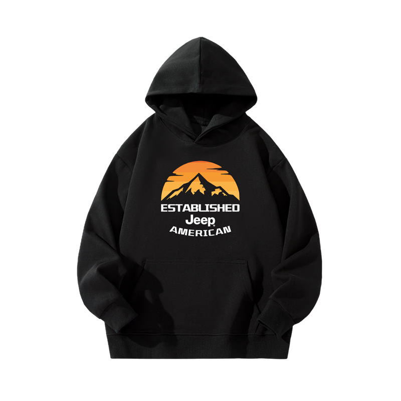 Jeep Grade School Sweatshirts Hooded Moderate