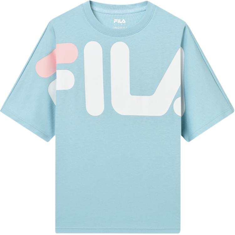 FILA KIDS T Shirt Light Turquoise Blue Kids'