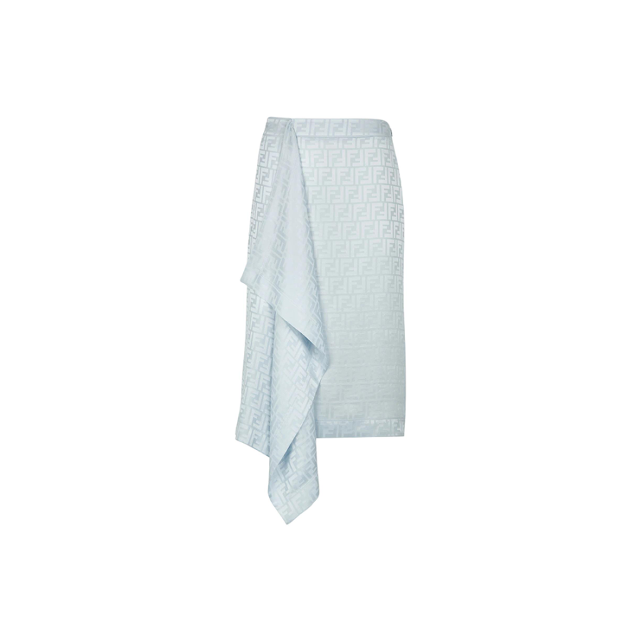 FENDI Casual Long Skirt Women's Blue