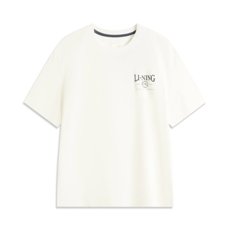 Li-Ning Li Ning Sports Life Collection T Shirt Men's Ivory