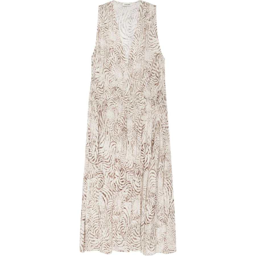 Anine Bing Mia seashell-print midi dress