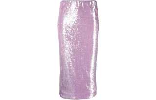Rotate Casual Long Skirts Women's Purple Thin Mid Length Other
