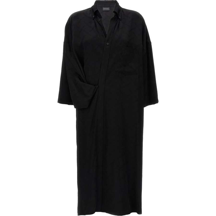 Balenciaga Wrap Midi Dress