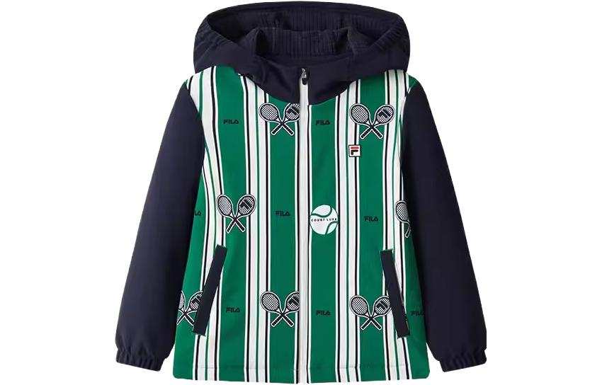 FILA KIDS Jackets Hooded Thickened