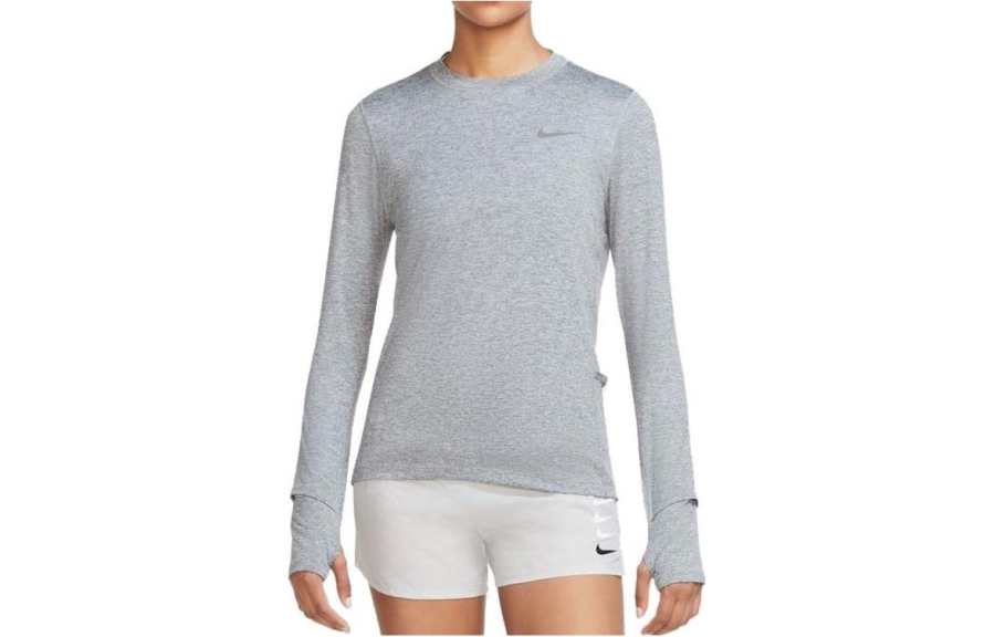 Nike Nike Fitness Clothing Women's Light Gray Moderate