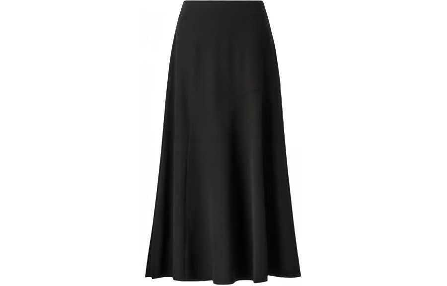 UNIQLO Casual Long Skirt Women's Black
