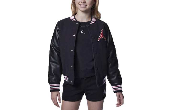 Jordan Jordan Jackets & Coats Kids' Apparel Varsity Jacket Black Kids'