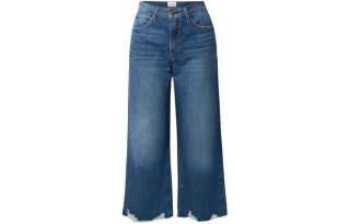 FRAME Jeans Women's Blue Moderate Straight Fit Pants