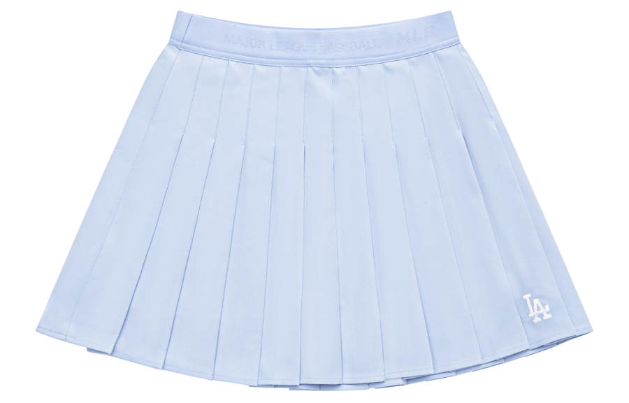MLB Preppy Style Collection Los Angeles Dodgers SS24 Casual Short Skirts Women's Blue