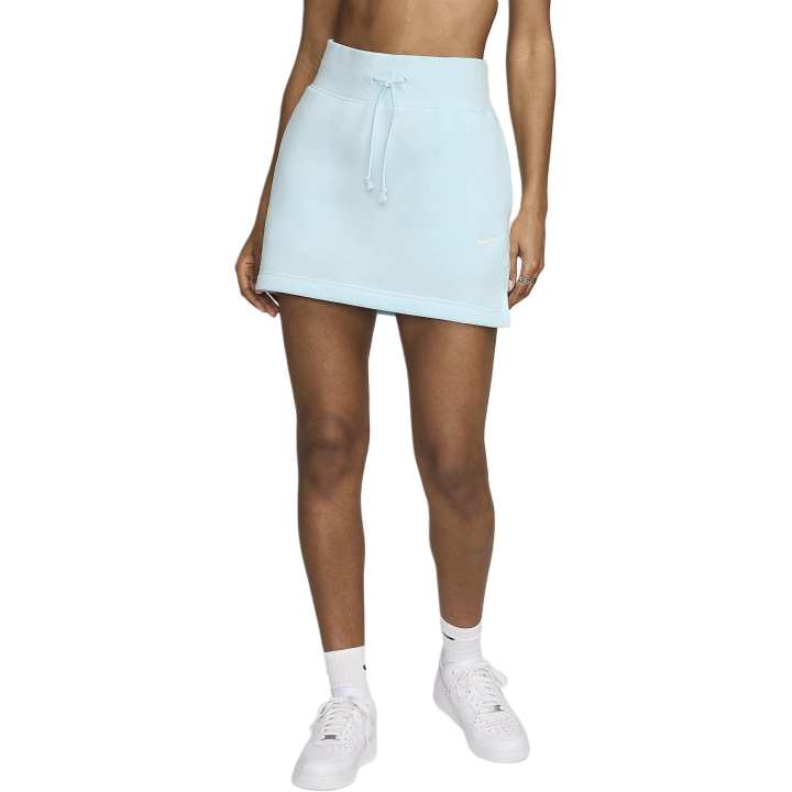 Nike Nike Sportswear Phoenix Fleece Casual Short Skirts Women's Glacier Blue/Sail
