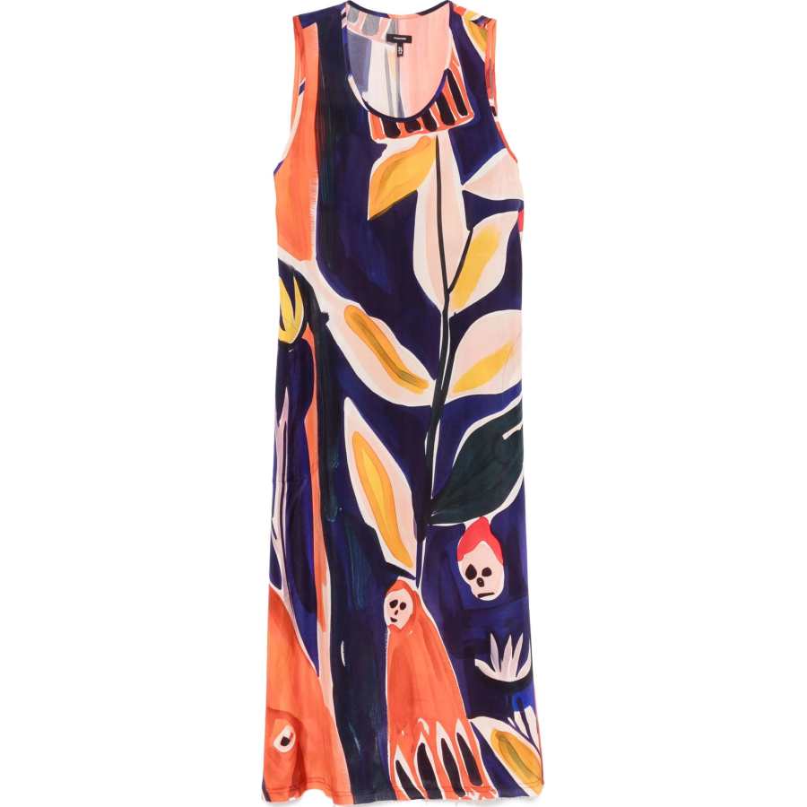 R13 SS25 Sleeveless Dress Women's Marine Blue