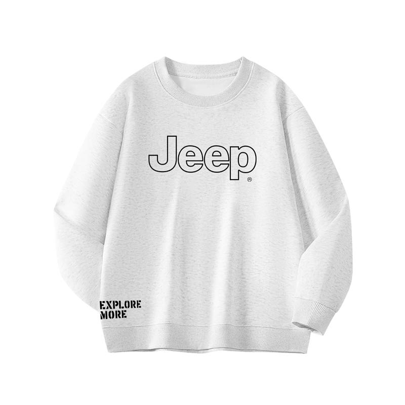 Jeep Grade School Sweatshirts Crew Neck Moderate
