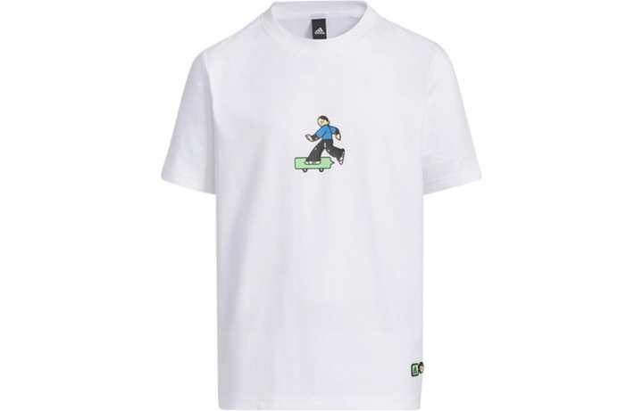 Adidas Adidas X SEEBIN Kids T Shirts Crew Neck Moderate
