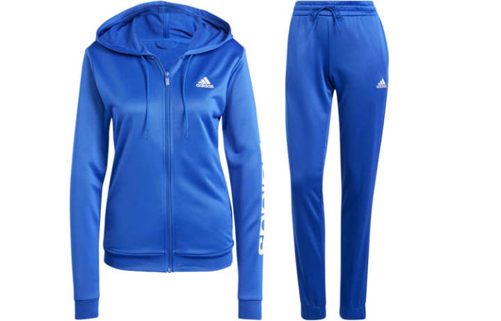 Adidas Adidas Linear Tracksuit Casual Suit Women's Dark Blue