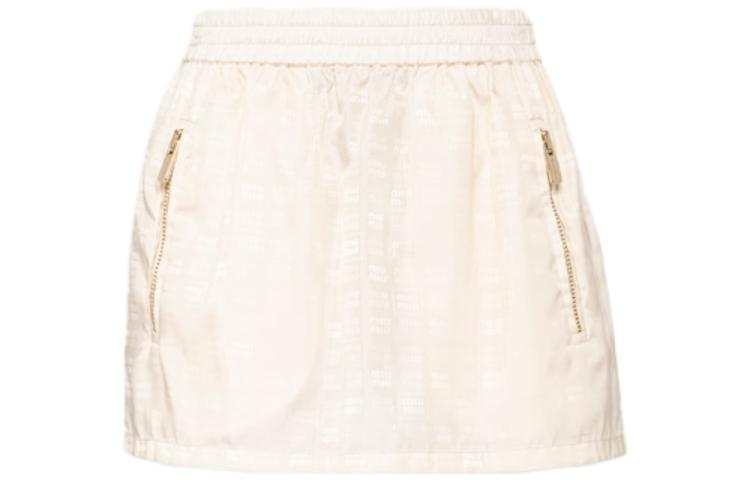 MIU MIU SS23 Casual Short Skirts Women's Ivory
