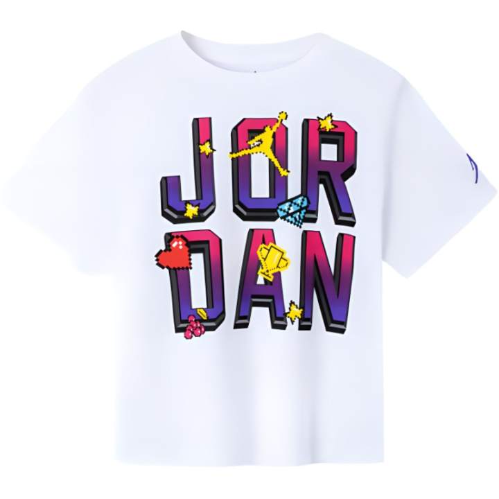 Jordan Jordan Grade School T Shirts Crew Neck Moderate