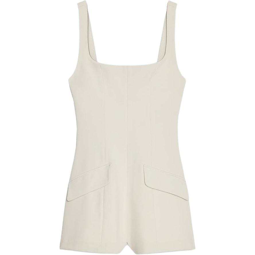 ZARA Jumpsuit Women's Light Gray