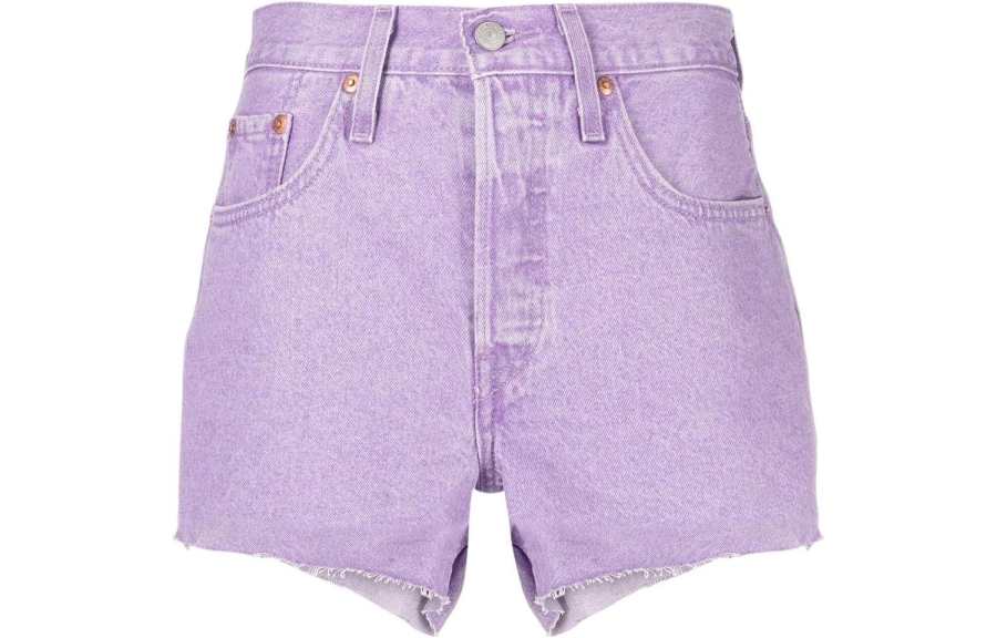 Levis Denim Shorts Women's Purple