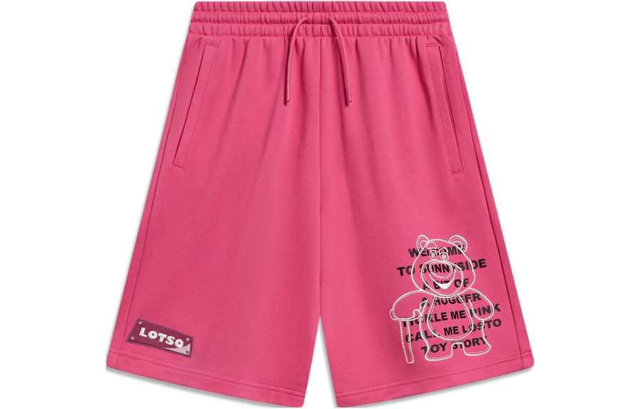 Li-Ning Li Ning x Disney Sports Shorts Women's Cranberry Red