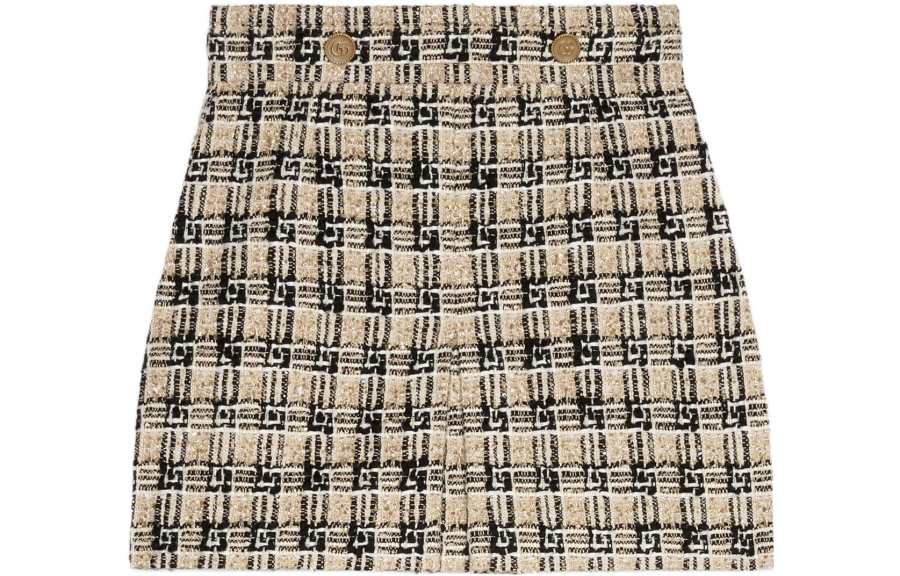 GUCCI SS21 Casual Short Skirts Women's Beige
