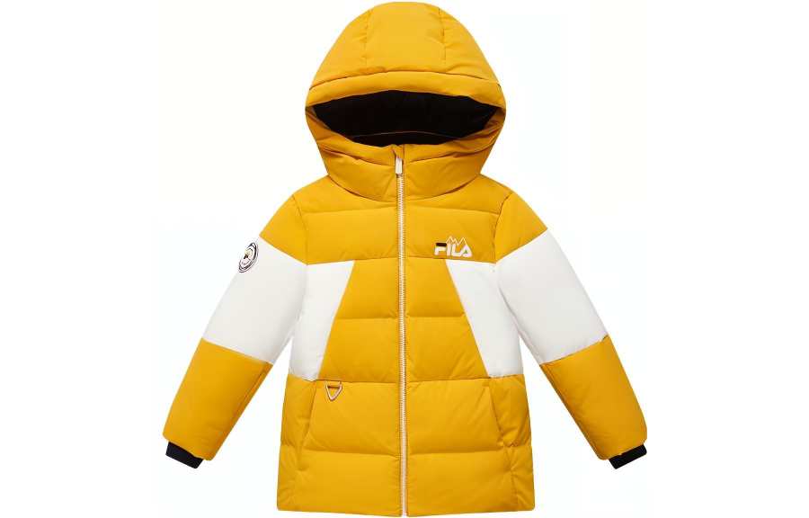 FILA KIDS Down Jacket Teenagers Gold Earth Tone