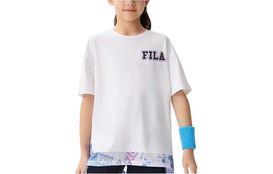 FILA KIDS T Shirts Crew Neck Moderate