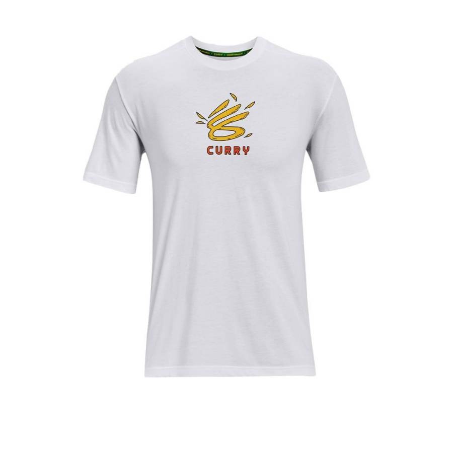 Under Armour Curry X Sesame Street T Shirt White Kids'