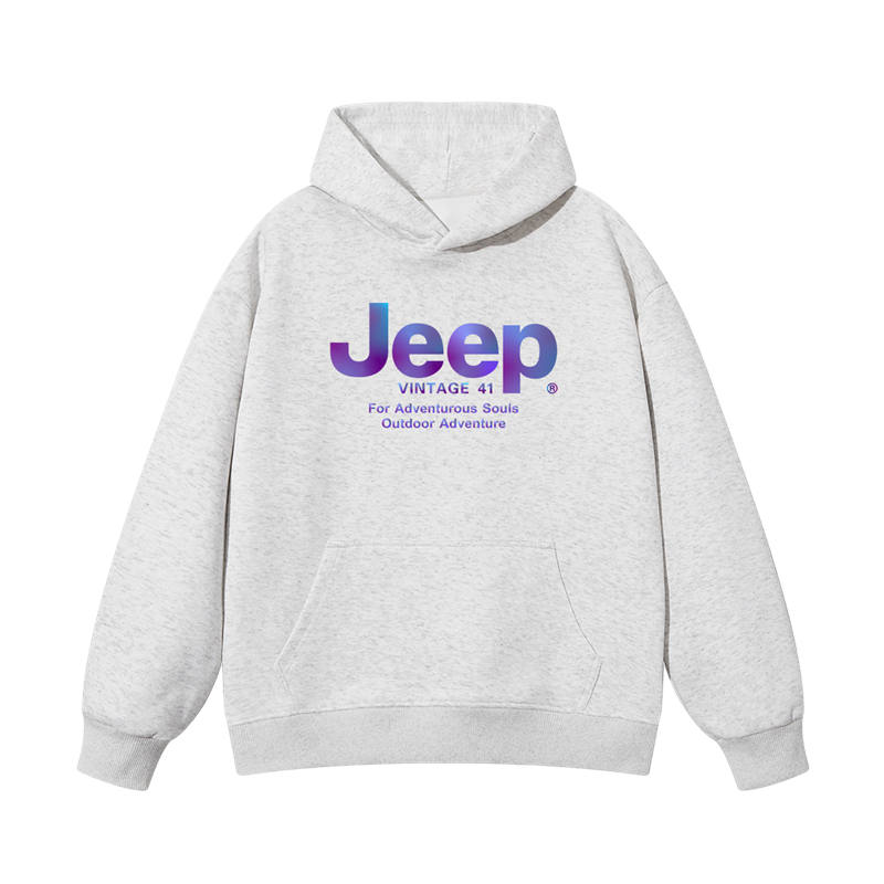 Jeep Grade School Sweatshirts Hooded Moderate