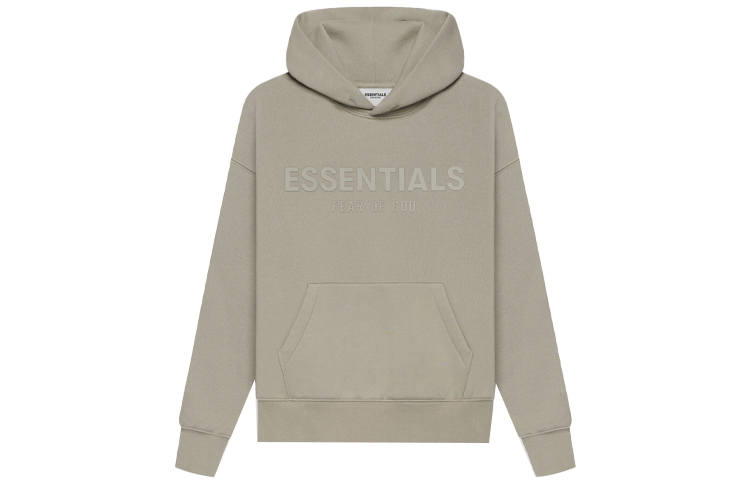Fear Of God Essentials SS21 Kids Pull over Hoodie Mos Sweatshirt Kids' Moss