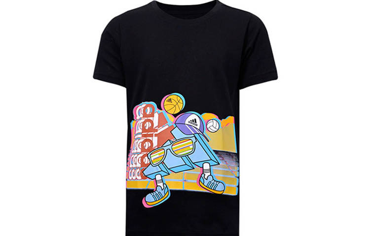 Adidas Adidas Kids T Shirts Crew Neck Moderate