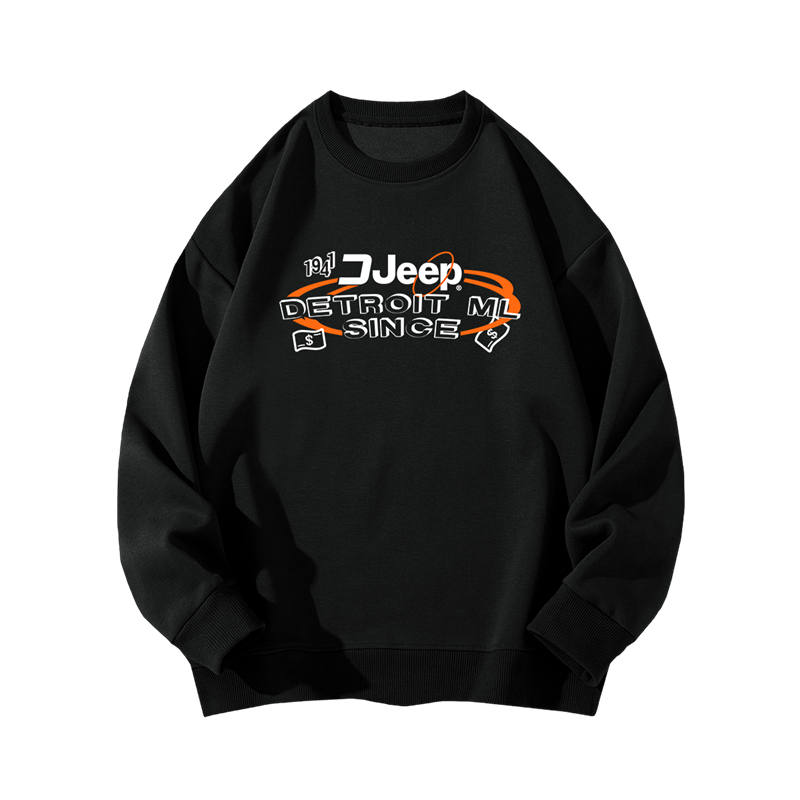 Jeep Grade School Sweatshirts Crew Neck Moderate
