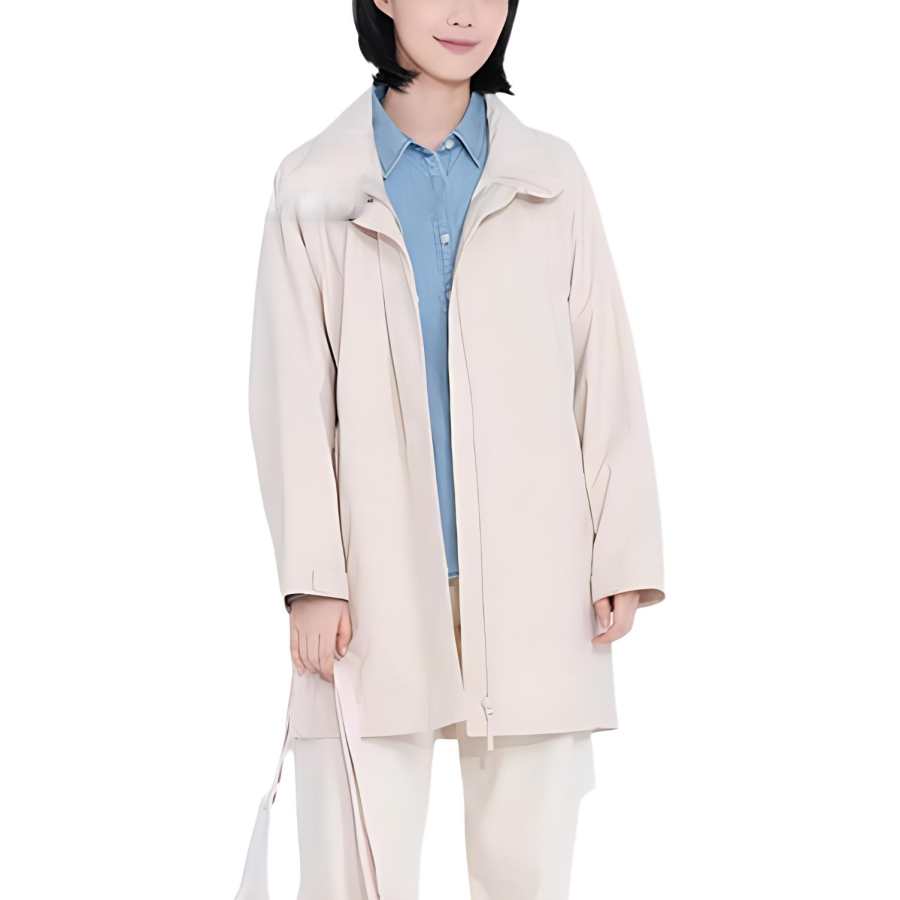 UNIQLO Coat Women's Light Beige
