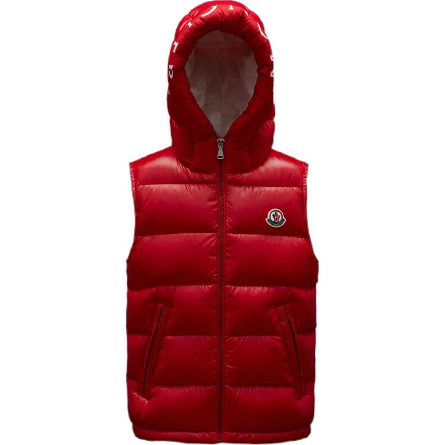 Moncler Moncler Kids Down Vests Hooded Moderate