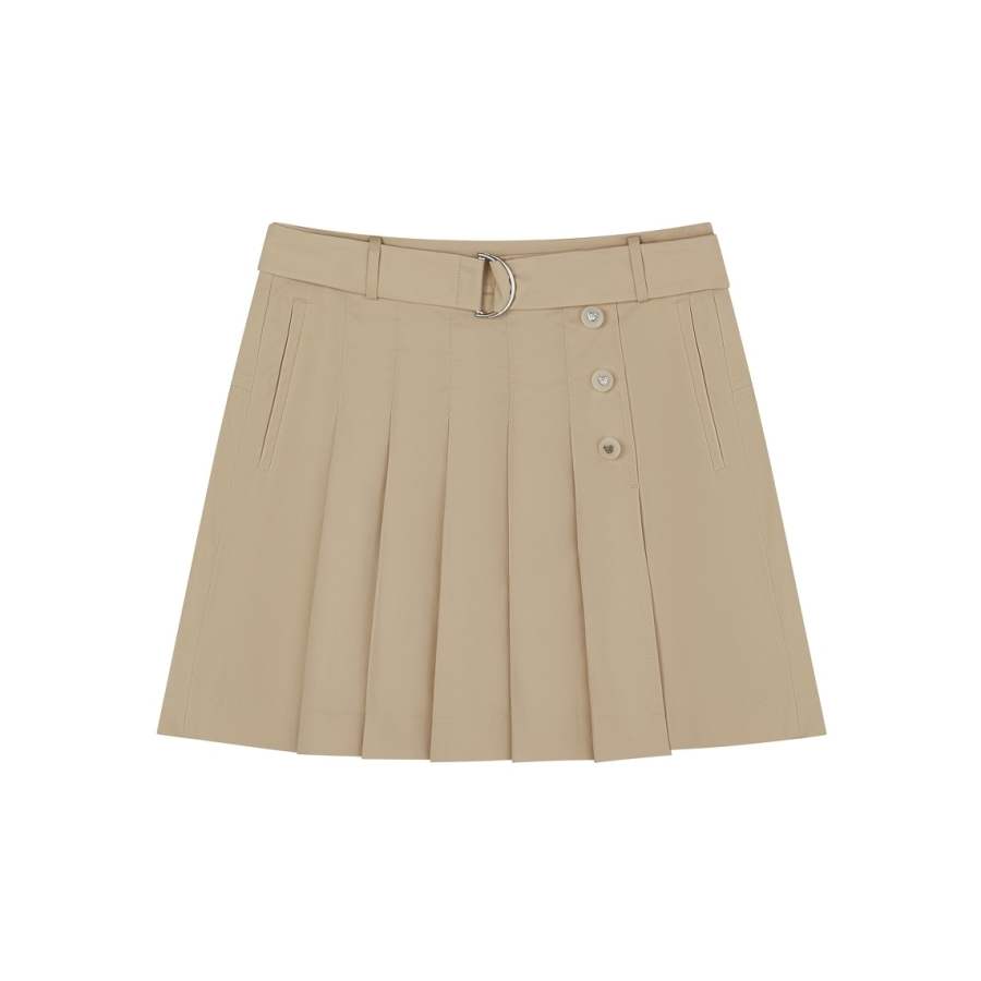 Teenie Weenie Casual Short Skirts Women's Light Khaki