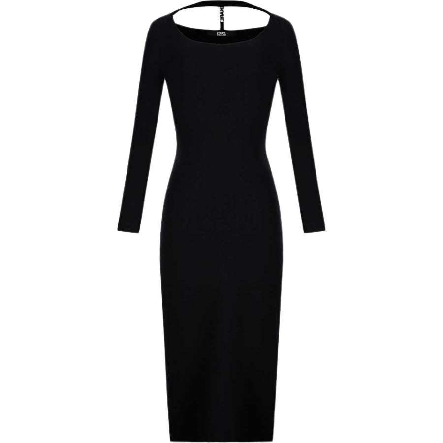 KARL LAGERFELD / Karl Lagerfeld Jeans Long Sleeved Dress Women's Black