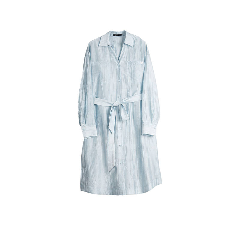 ELLE Long Sleeved Dress Women's Blue