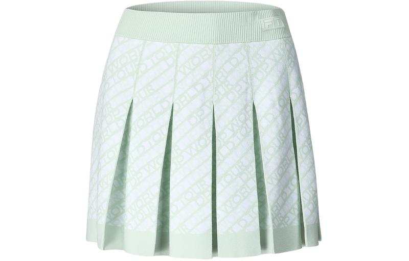 FILA Golf SS24 Casual Short Skirts Women's Pea Green