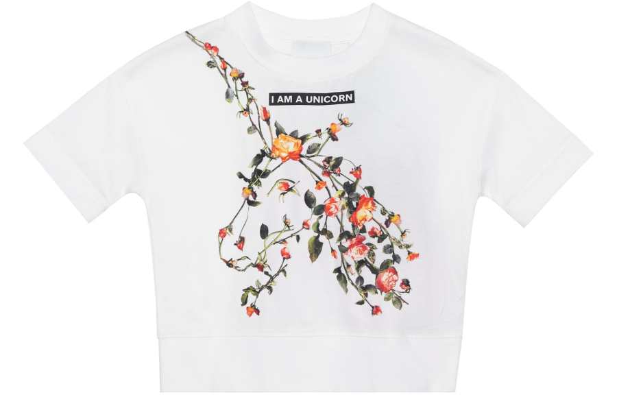 Burberry Kids T Shirts Crew Neck Moderate