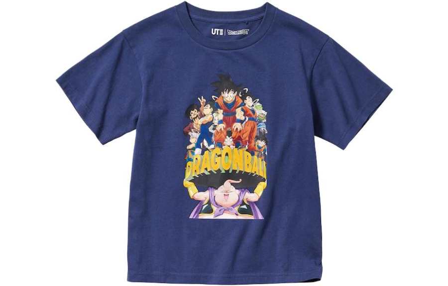 UNIQLO Dragon Ball Collaboration T Shirt Blue Kids'
